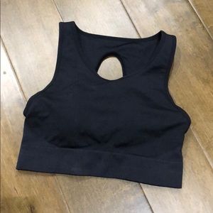 Nike padded sports bra Black Small